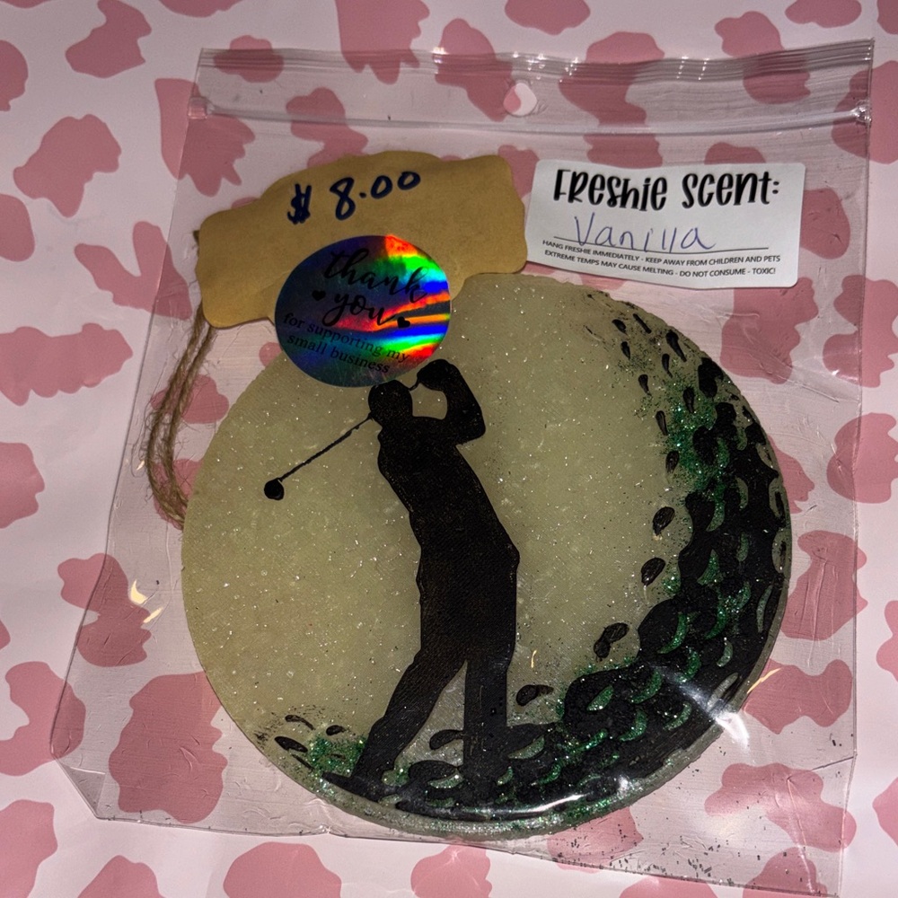 Vanilla Scented Golf Air Freshener
